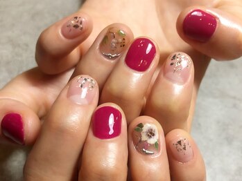 イデアル(ideal)/ジェルデザインフリー5本アート