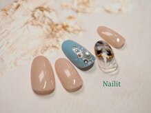 ネイリット 銀座(Nailit)/ホワイトべっ甲　¥9000【¥9900】