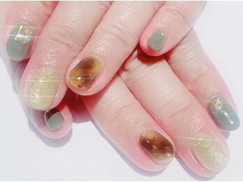 カラン 焼津店(CALIN)/べっ甲ネイル