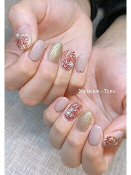 ネイルサロン タノ(Tano)/ツイードモテカワネイル