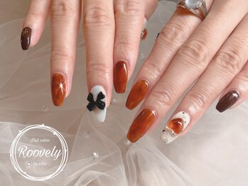 ルブリー(roovely)/べっこうネイル