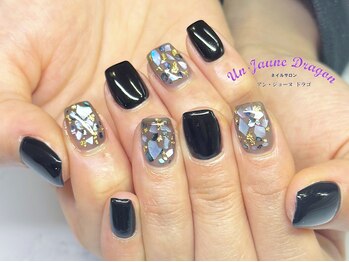 アン ジョーヌドラゴ/【自爪ネイル】ブラックネイル