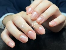 サロン エージー(salon AZ)/ワンカラー+ミニストーン2個