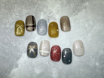 アンドヴァ ピヴォクロス店(Andova)/【24SF3】2024冬ネイルvol.1