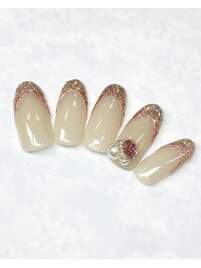ラメフレンチ