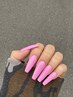 【新規限定】●チップ長さ出し●ワンカラー¥10,000