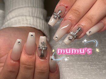 ムムズ 渋谷店(mumu's)/長さ出しシンプルデザイン