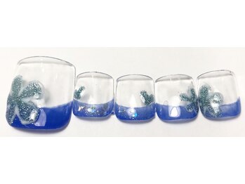 ヘアーアンドネイル ルシア(Hair&Nail Lucia)/夏ネイル☆フット