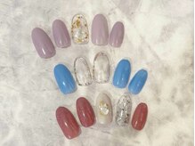 アインネイル(Aing nail)/夏シンプル