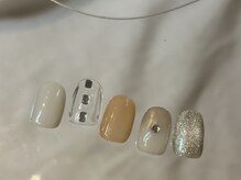 ラクネイル 浦和店(raku nail)/マットゴールドニュアンス