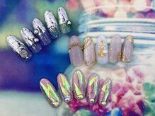 アン ジョーヌドラゴ/【自爪ネイル】大人キラキラ