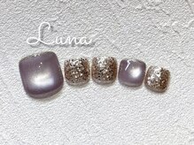 ネイルアンドまつ毛エクステ ルーナ イオンモール東久留米店/フット定額8900円