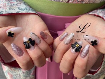 リリー 大阪駅前第一ビル店(Lily)の写真/【トレンドのリボンネイル】お好みのアート/シンプル~トレンドネイルまで幅広いデザインに対応★