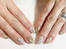 キャッツアイ東京 新宿店(Cat's eye TOKYO)/ツイードネイル