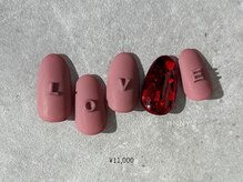 ジニーズ(JINNY'S)/¥11,000 バレンタインネイル