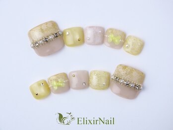 エリクサーネイル 池袋(Elixir Nail)/フット やり放題/クーポン使用