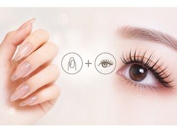 アイラボ(EYE LABO)の写真/ネイルもまつげも一度でキレイが叶う♪