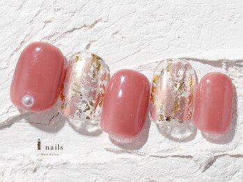 ジェミーネイル エビス(Jemiy nail ebisu)/シンプルホイルパール5980yen