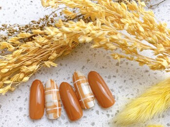 ネイルサロン&スクール ジーナ(GINA)/ベージュチェック