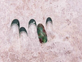 アンベリール 横浜店(Embellir)/(2077)天然石風ネイル