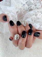 エポック(Epokku)/黒マットネイル