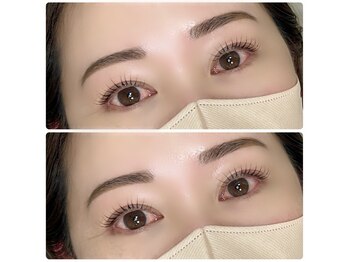 ピュア(pur.)/美眉wax間引き付き まつ毛パーマ