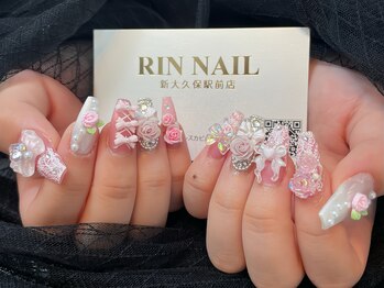リンネイル 新大久保店(Rin Nail)/#待ち込みデザイン　#埋め尽くし