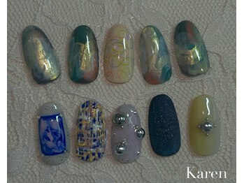 ネイル ブーマー(Nail BOOMER)/ニュアンス/インク/マーブル