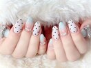 ミント★ドットネイル