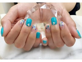 エメラルドグリーン＆シェル
