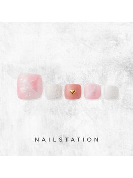 ネイルステーション ルミネ有楽町店(NAIL STATION)/ニュアンスネイル／パラジェル