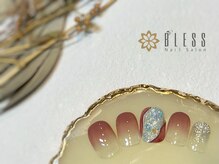 ネイルアンドアイラッシュサロン ブレス 長町南駅店(BLESS)/クリアな抜け感がポイント☆