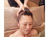 【平日16時～18時予約限定】炭酸ドライヘッドスパ＋眼精＋首肩リンパ 70分　