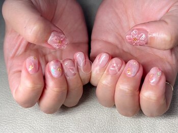 ヴィオラ(VIOLA)/3D/春/フラワーネイル