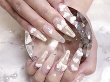 プティネイル 池袋(Puty Nail)/シンプルリボンネイル　スカルプ