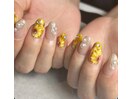 夏ネイル/ひまわりネイル