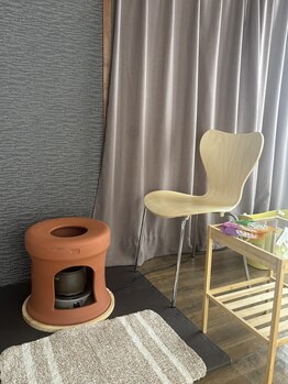 のつみサロン(のつみsalon)の写真/更年期や腰痛の悩みに！本場黄土漢方よもぎ蒸し。黄土椅子による遠赤外線体験★