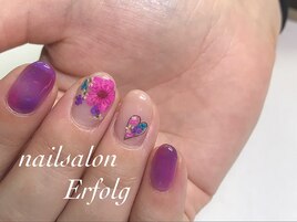 押花ネイル　初回8500円