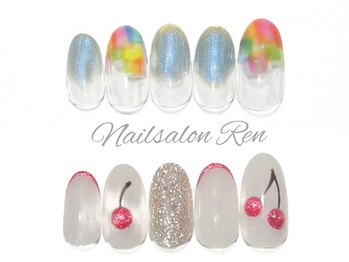 ネイルサロン レン(Ren)/4月トレンドデザインコース