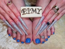 ネイルサロン エイミー 駅前店(EIMY)の雰囲気（カラーの種類も豊富♪フットネイルの時期です♪）