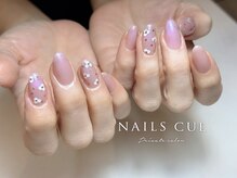 ネイルズキュー(NAILS CUE)/秋ネイル/モーヴピンク