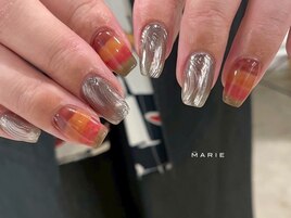 4)7000円 個性派ネイル 1106c