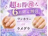 【6月限定】新規オフ無料★パラジェル/ラメグラorワンカラー★¥6,900→¥4,800