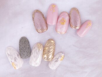 シェリーネイル(Cherie Nail)/マグネットミラー+フラッシュ