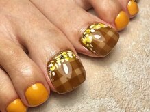オーラリー ネイル アート メゾン(ORRERY nail art maison)/フット / ギンガム