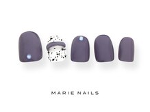 マリー ネイルズ いわきラトブ店(MARIE NAILS)/定額5,500円税込 グレー 0119b