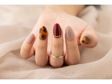 エムスラッシュ ネイル センター北店(M.SLASH)/秋ネイル べっ甲