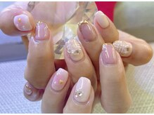 ネイルサロン ジェイ(Nail Salon J)/チークツイードミラーフレンチ