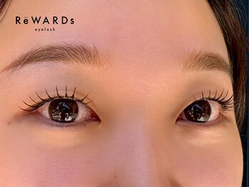 リワーズ アイラッシュ 千歳船橋店(Rewards eyelash)/フラットラッシュ120本