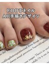 ALL手描きフットネイル